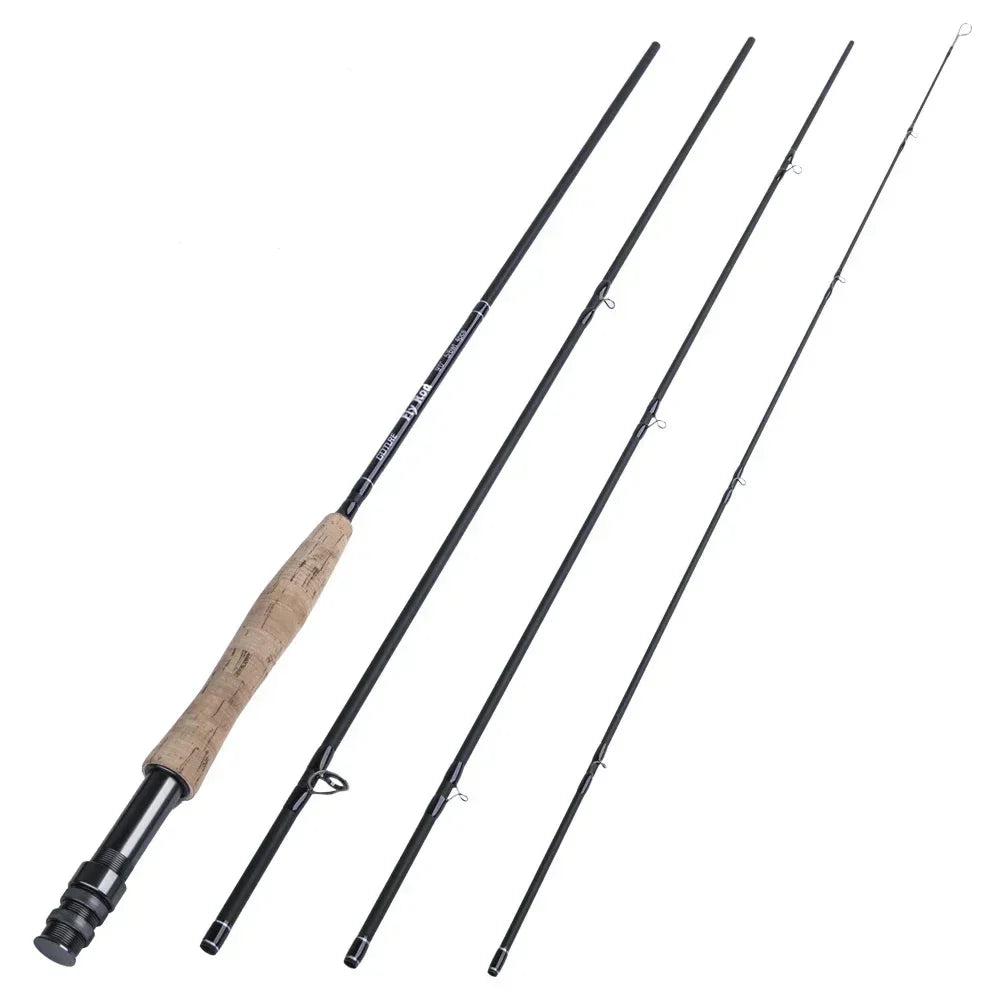Goture Fly Fishing Rod Combo 5/6 7/8 9FT Carbon Fiber 2.7m Fly Rod with Line Lures Reel for Trout Carp Tackle with PVC Tube