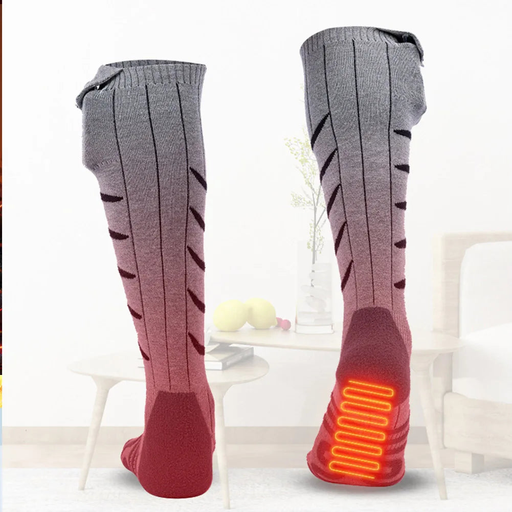 Electric Thermal Fast Heating Warm Winter Socks Washable
