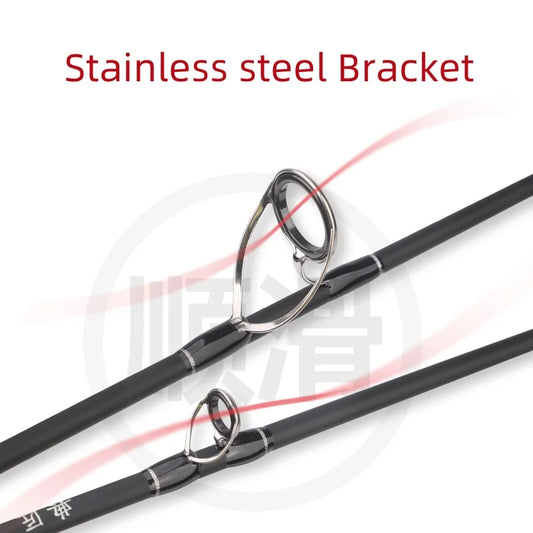 DJIANG Slow Jigging Fishing Rod 1.93m Carbon Solid Tip Casting Spinning Sea Boat Rod M MH Power Slatwater Fishing Tackle