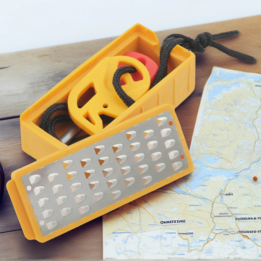 Tinder Maker with Fire Starter Tinder Maker Tool Lightweight Stainless Steel Grater