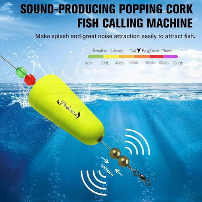 Dovesun Fishing Bobbers Popping Cork Weighted Fishing Floats
