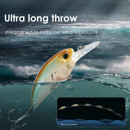 14g Fishing Lure Hard Bait 11Color wobbler Minnow Depth 2.0-2.5m