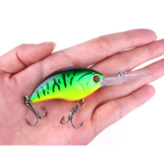 13G 9CM Fishing Lures Crankbait Minnow Bass Treble Hooks Swim Hard Lure Baits Wobbler