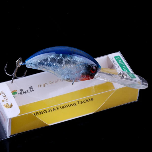 13G 9CM Fishing Lures Crankbait Minnow Bass Treble Hooks Swim Hard Lure Baits Wobbler