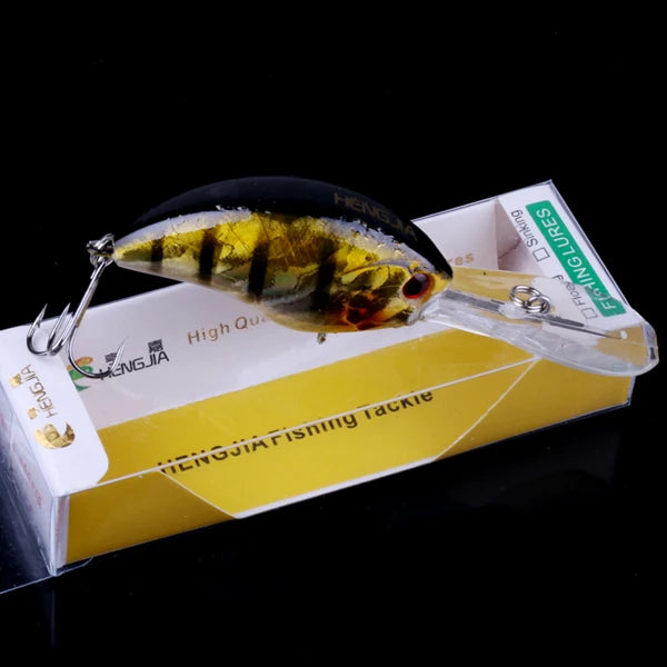 13G 9CM Fishing Lures Crankbait Minnow Bass Treble Hooks Swim Hard Lure Baits Wobbler