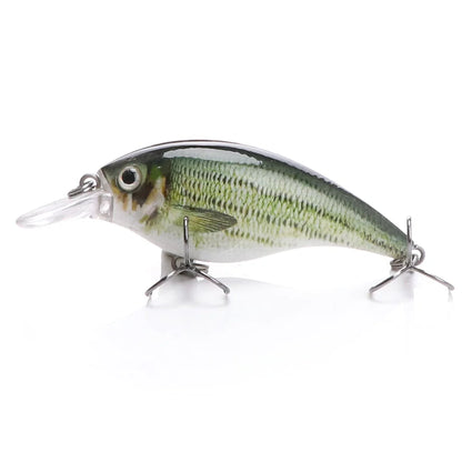 6cm 10g Black Floating Wobbler Crankbait Jerkbait Bass