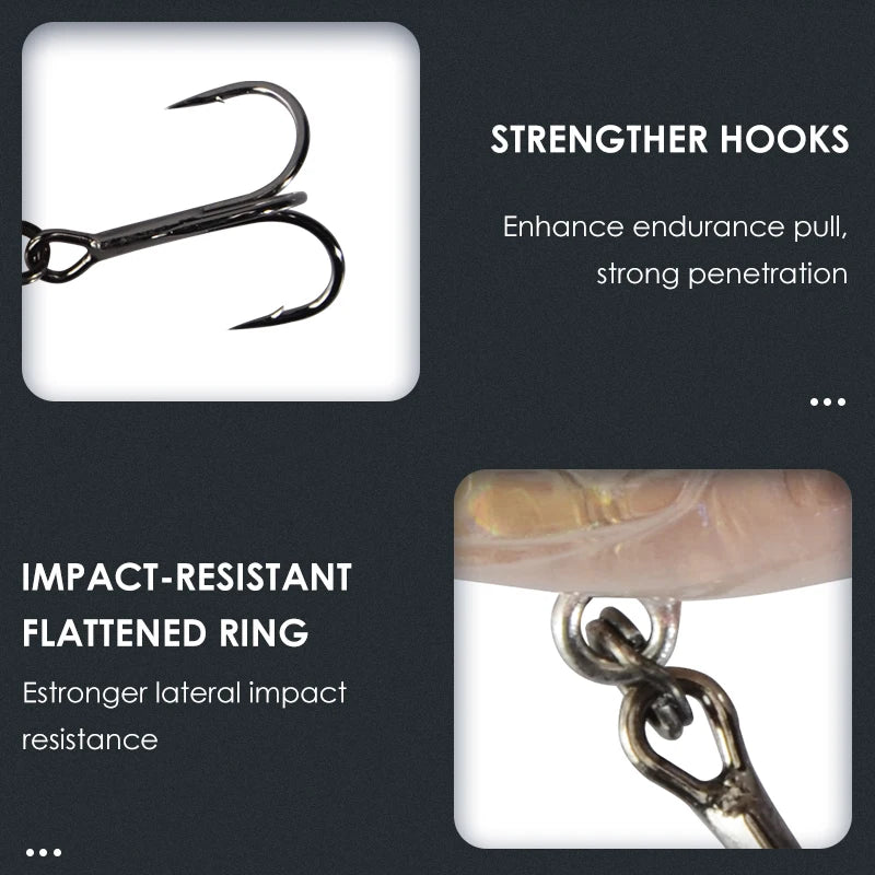 14g Fishing Lure Hard Bait 11Color wobbler Minnow Depth 2.0-2.5m