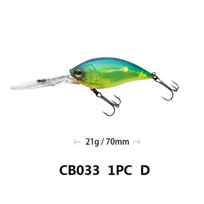 Crankbait Fishing Lure Weights 11.4cm 21g Trolling Lure Crank Bait Fake Fish