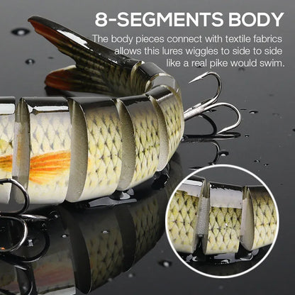 Fishing Lures Multi Jointed Swimbait Crank Bait