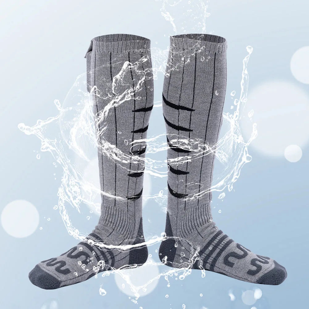 Electric Thermal Fast Heating Warm Winter Socks Washable