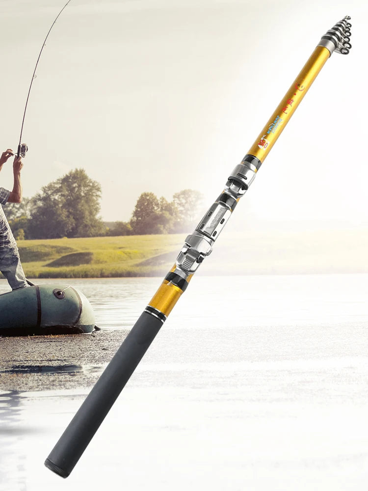 Carbon Telescopic Fishing Rod 1.5m 1.8m 2.1m
