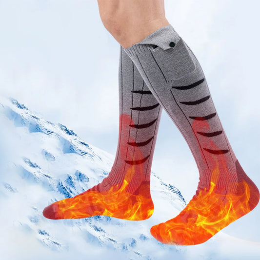 Electric Thermal Fast Heating Warm Winter Socks Washable