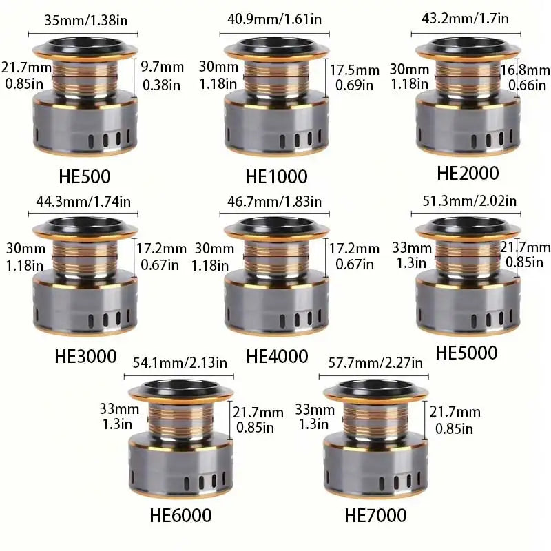 Smooth and Sensitive Aluminum Alloy Body Two-Hand Rotating Fishing Reel