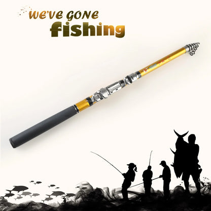 Carbon Telescopic Fishing Rod 1.5m 1.8m 2.1m