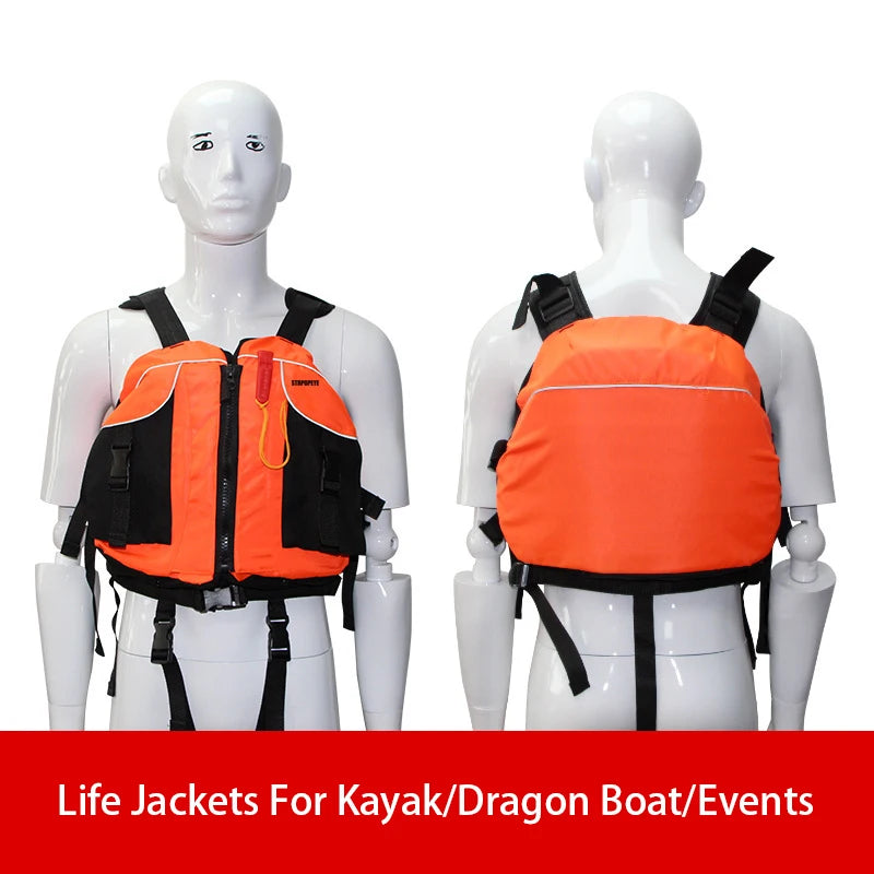 Buoyancy Assistance Swim Jacket - Portable Inflatable Snorkeling Vest For Water Sports Safety