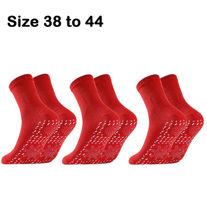 Winter Warm Self-Heating Health Socks Magnetic Thermal Stockings Men/Women