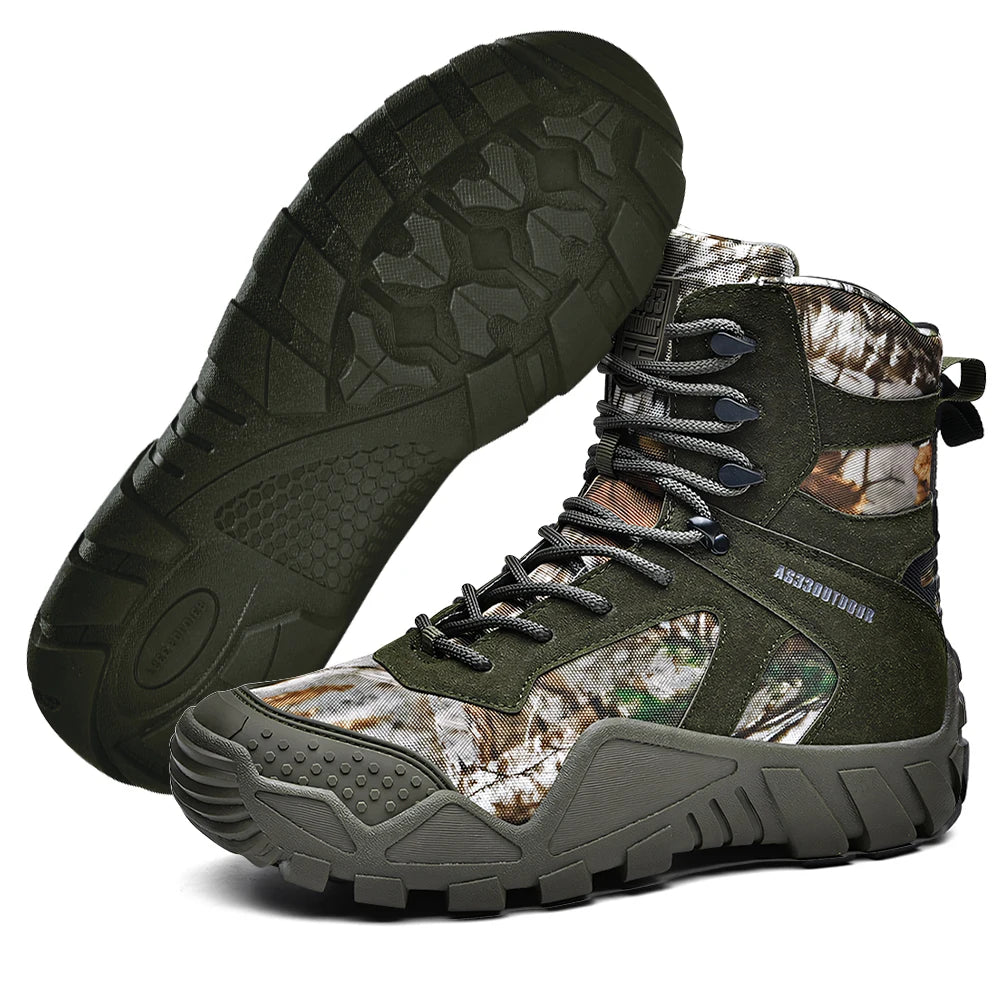Men's waterproof hiking boots, lightweight outdoor work boots