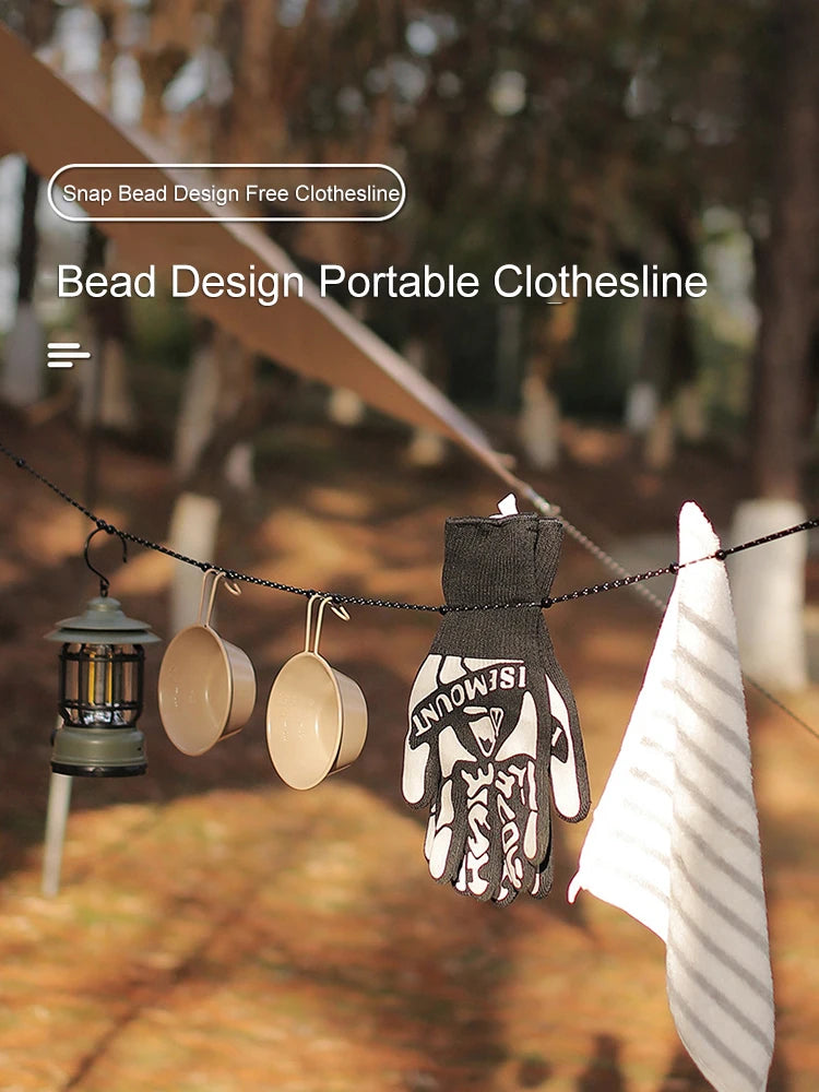 3 M Camping Stretch Clothesline Adjustable Clothes Line