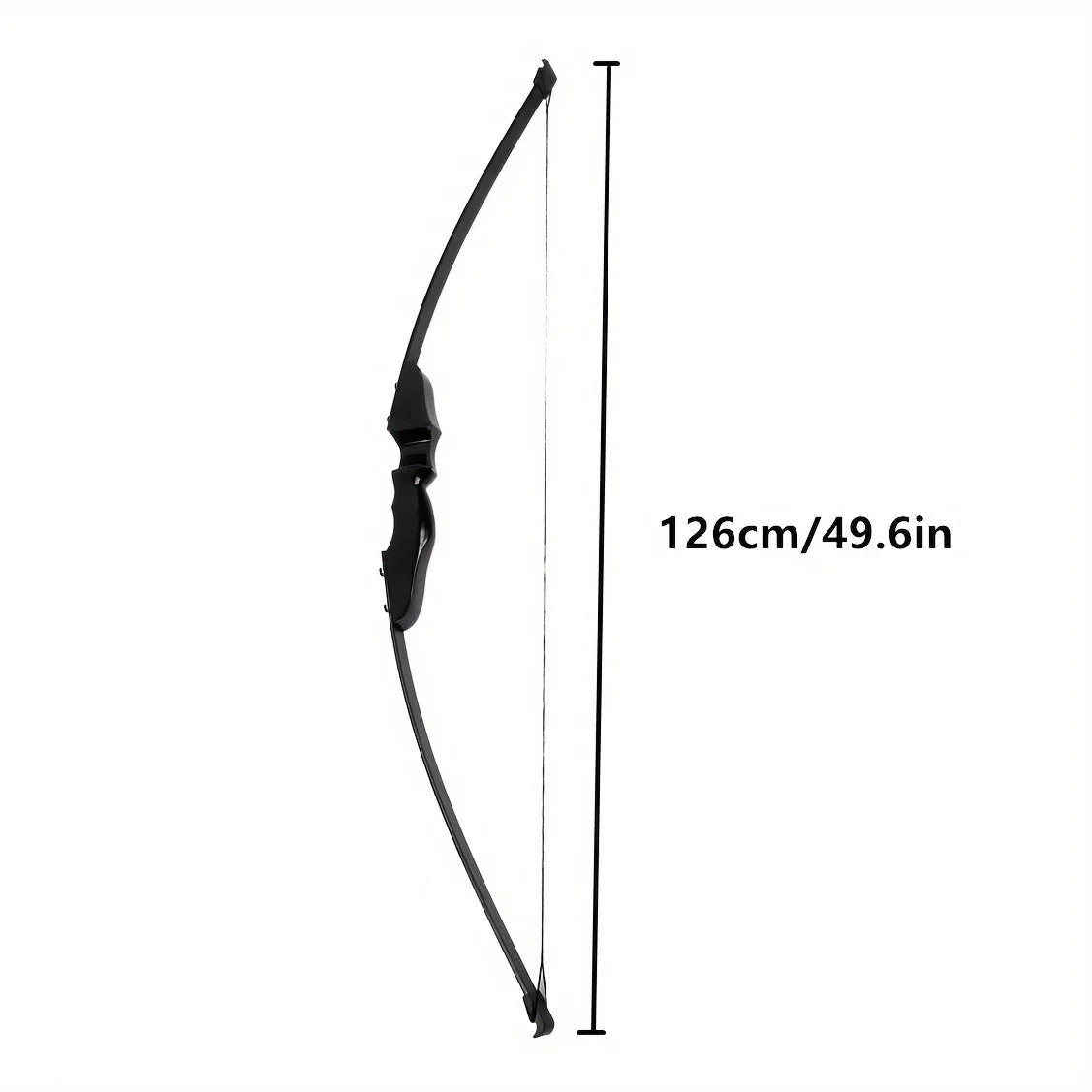 30 Pound Right-handed Detachable Black Straight Bow Suitable