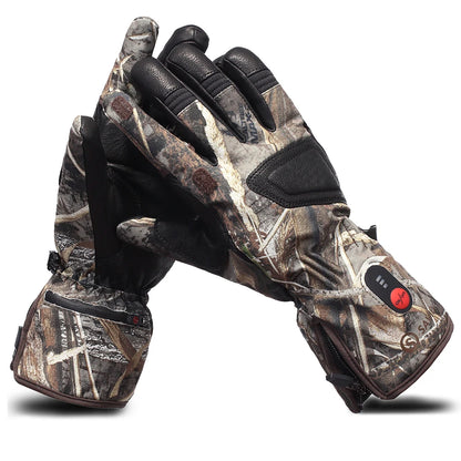 Rechargeable Windproof Unisex Heated Gloves with Battery