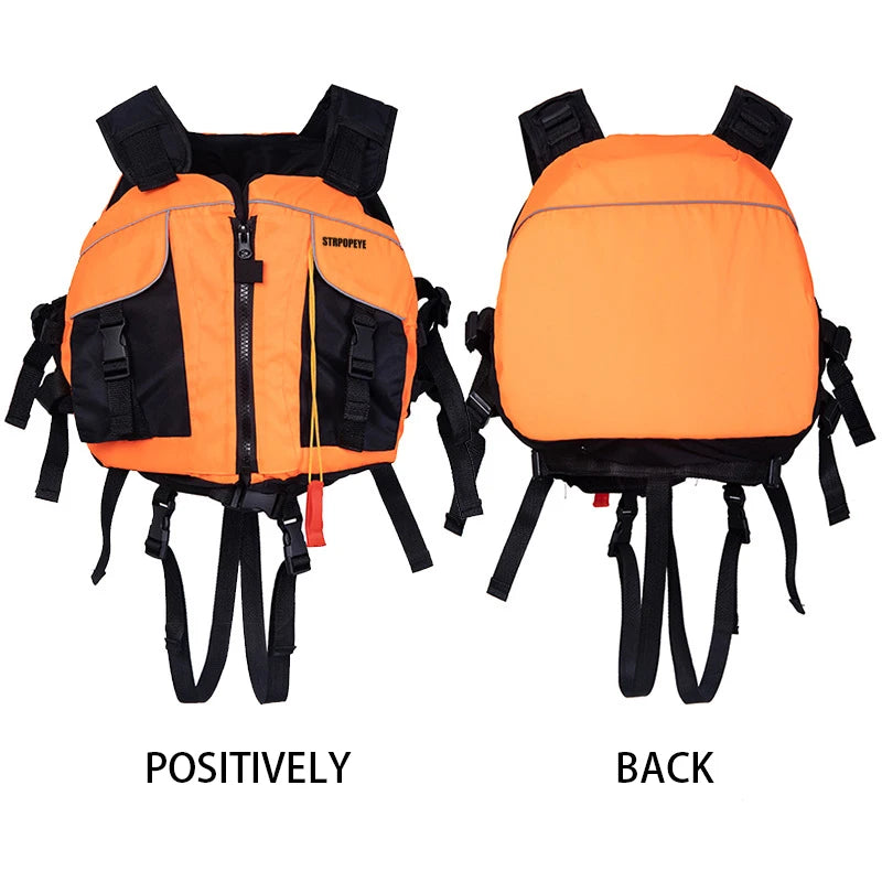 Buoyancy Assistance Swim Jacket - Portable Inflatable Snorkeling Vest For Water Sports Safety
