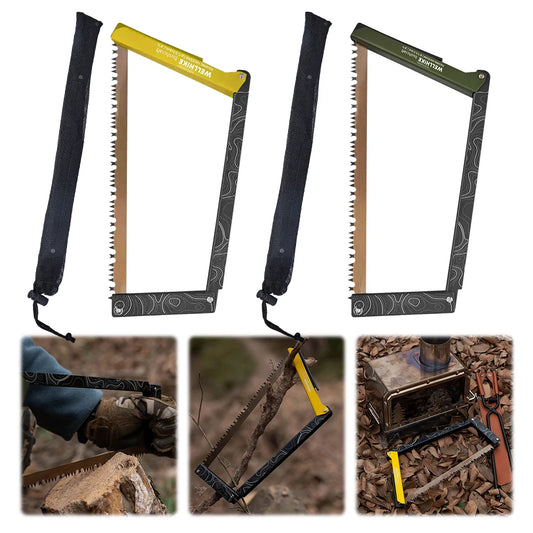 Folding Saw with Storage Bag Portable Wood Saw Aluminum Alloy Camping