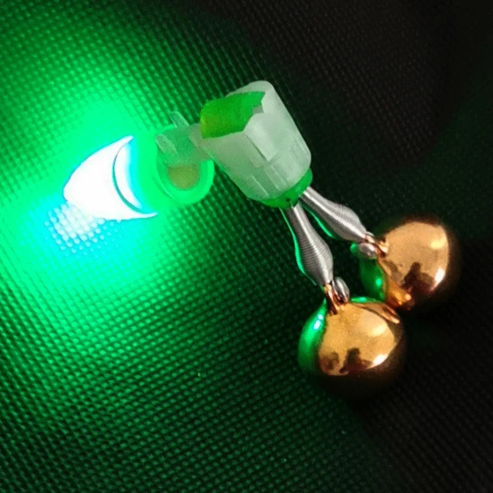 20-1PCS Fish Bite Alarm Twin Spiral Bells Fishing Indicator Bait Alarm