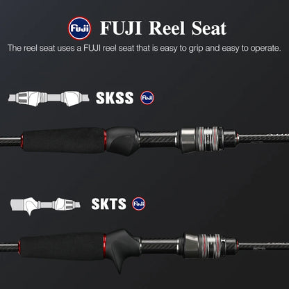 TSURINOYA  Spinning Casting Fishing Rod DEXTERITY Ⅱ 632UL  1.89m FUJI Light Game Ajing Rod Fast Action Pike Bass Ultralight Rod