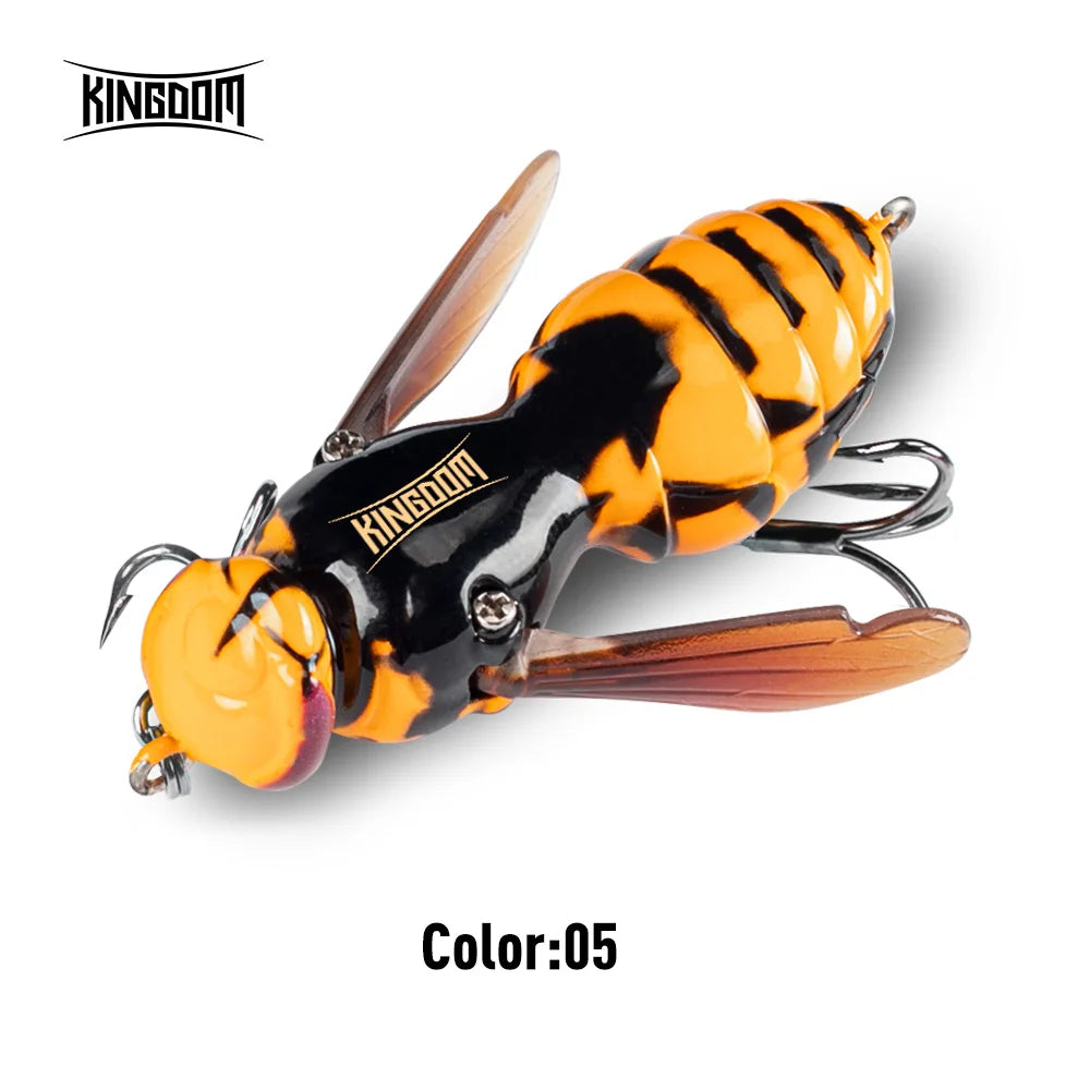 Kingdom Floating Wasp Bait 4.2g 6.6g 40mm 48mm Artificial Insect