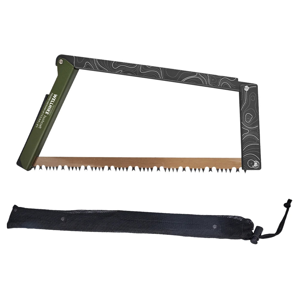 Folding Saw with Storage Bag Portable Wood Saw Aluminum Alloy Camping