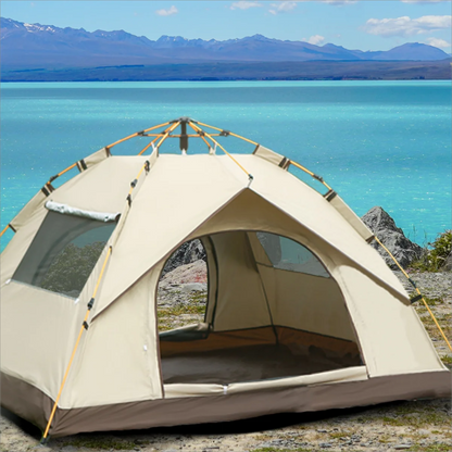 Automatic Pop-up Travel Tent with Two Doors & Windows