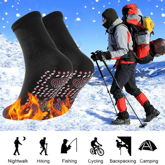 Winter Warm Self-Heating Health Socks Magnetic Thermal Stockings Men/Women