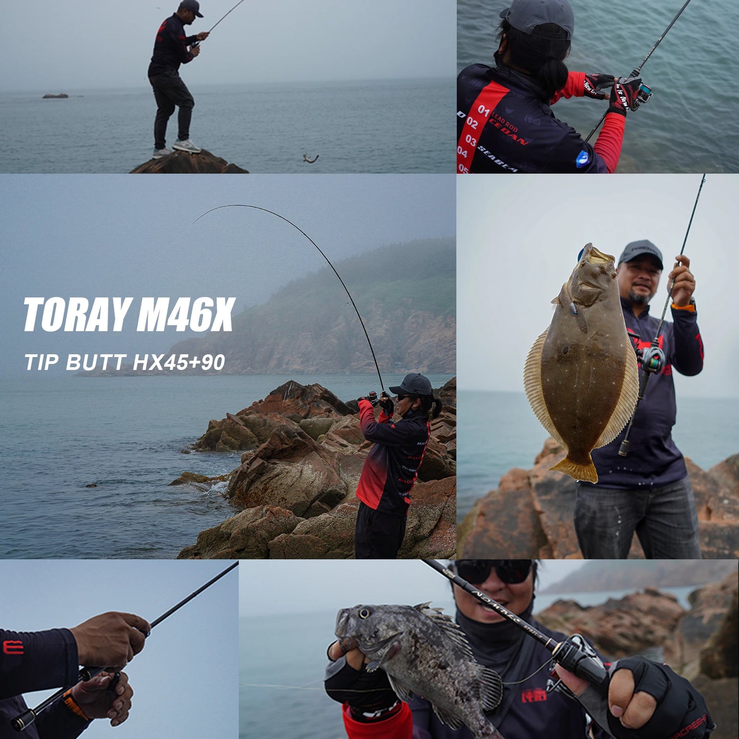 PURELURE NDMBLS Toray M46X 0.5-12g Soft Lure EXF Action FUJI Titanium Frame and SIC Ring Carbon Solid Tip Perch Bass Pike Zander