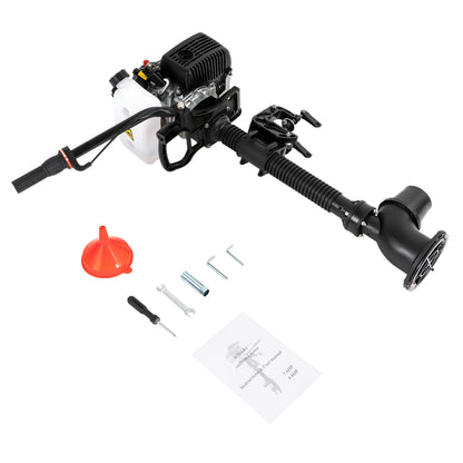 4 Stroke 4HP Outboard Motor Fishing Boat Engine with Air Cooling Jet Pump Outboard Short Shaft Motor 55cc