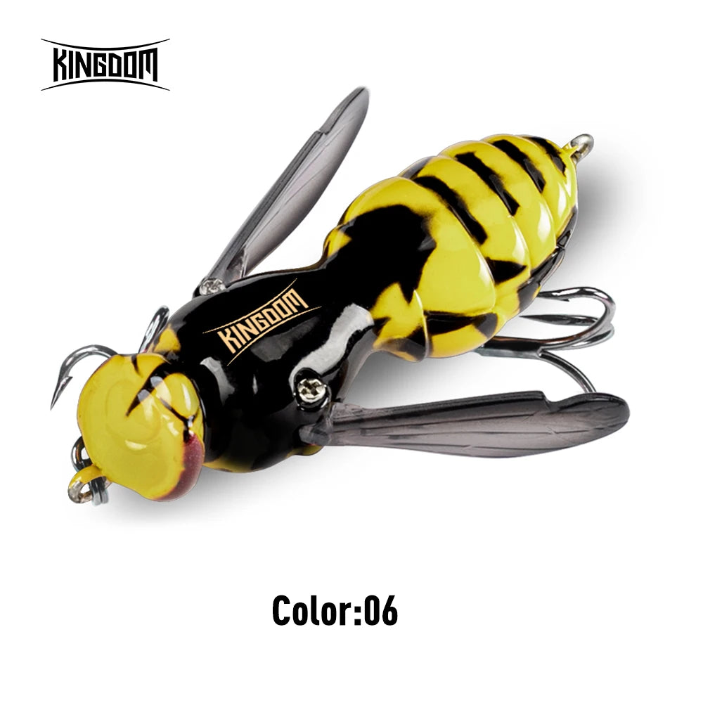 Kingdom Floating Wasp Bait 4.2g 6.6g 40mm 48mm Artificial Insect