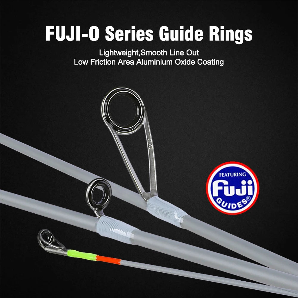 Mifine GHOST BLADE XUL Ultralight Spinning Rod 0.2-0.6g 30T Carbon Fiber Fuji Rings for Trout Fishing Fast Action Tubular Tips
