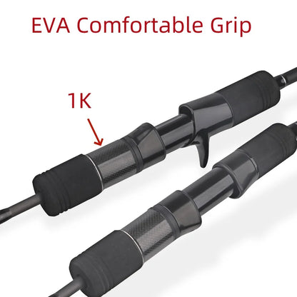 DJIANG Slow Jigging Fishing Rod 1.93m Carbon Solid Tip Casting Spinning Sea Boat Rod M MH Power Slatwater Fishing Tackle