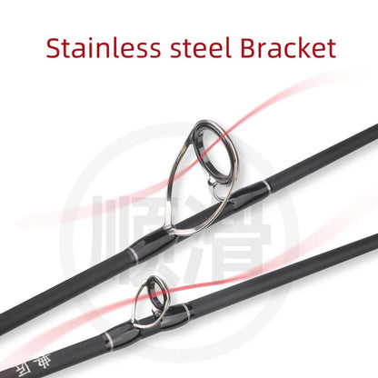 DJIANG Slow Jigging Fishing Rod 1.93m Carbon Solid Tip Casting Spinning Sea Boat Rod M MH Power Slatwater Fishing Tackle