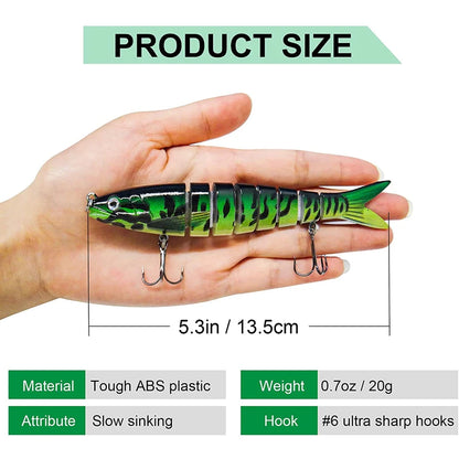 Fishing Lures Multi Jointed Swimbait Crank Bait