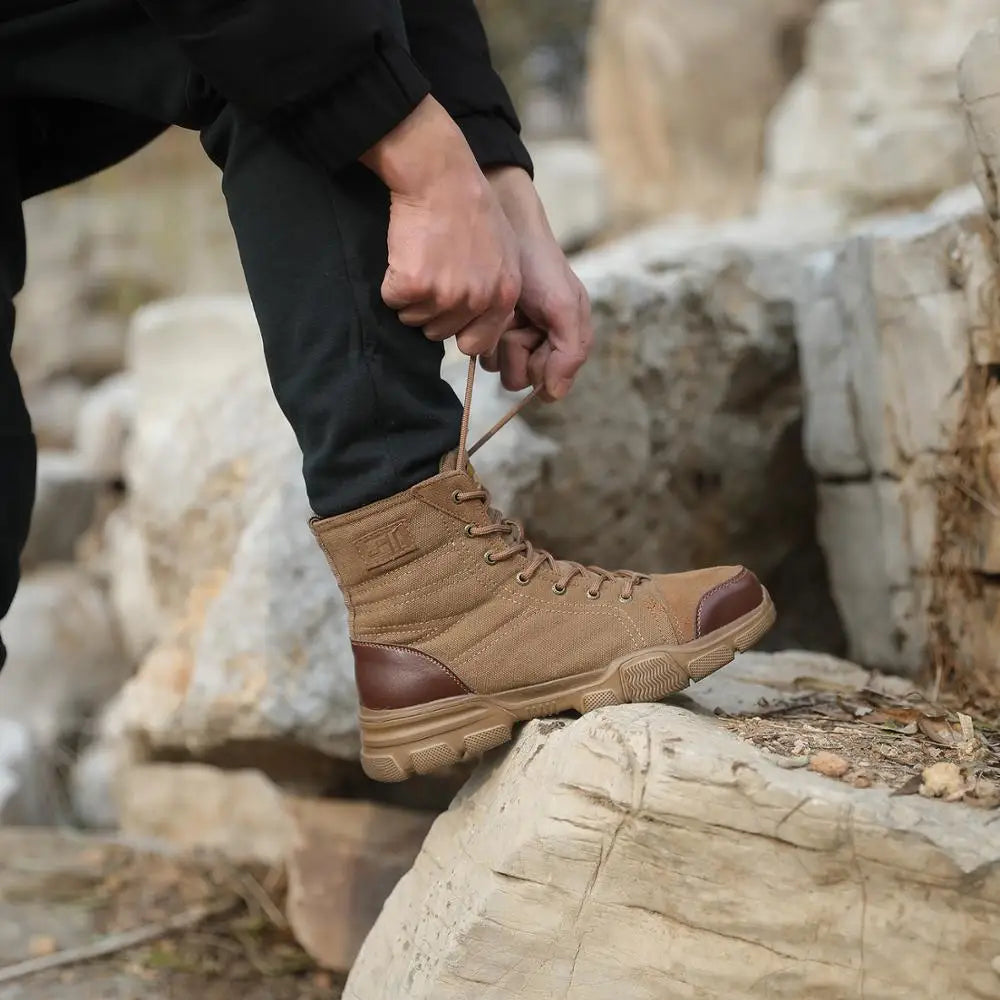Indestructible Steel Toe Desert Boots