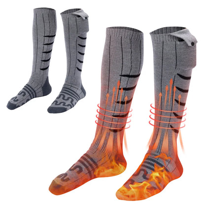 Electric Thermal Fast Heating Warm Winter Socks Washable