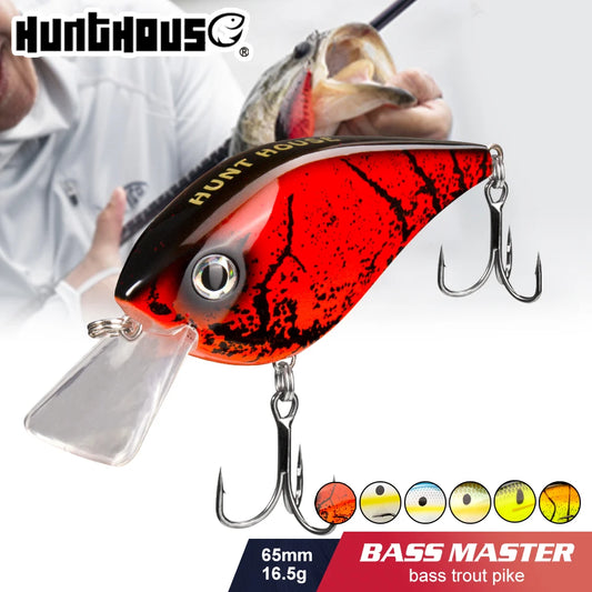 Floating 65mm/16.5g KVD 2.5 Squarebill Crankbait Wobblers Swimbait For Bass Pike Trout