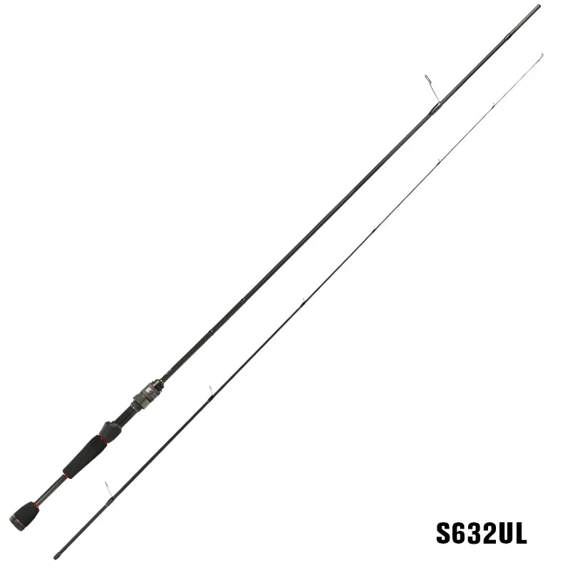 TSURINOYA  Spinning Casting Fishing Rod DEXTERITY Ⅱ 632UL  1.89m FUJI Light Game Ajing Rod Fast Action Pike Bass Ultralight Rod