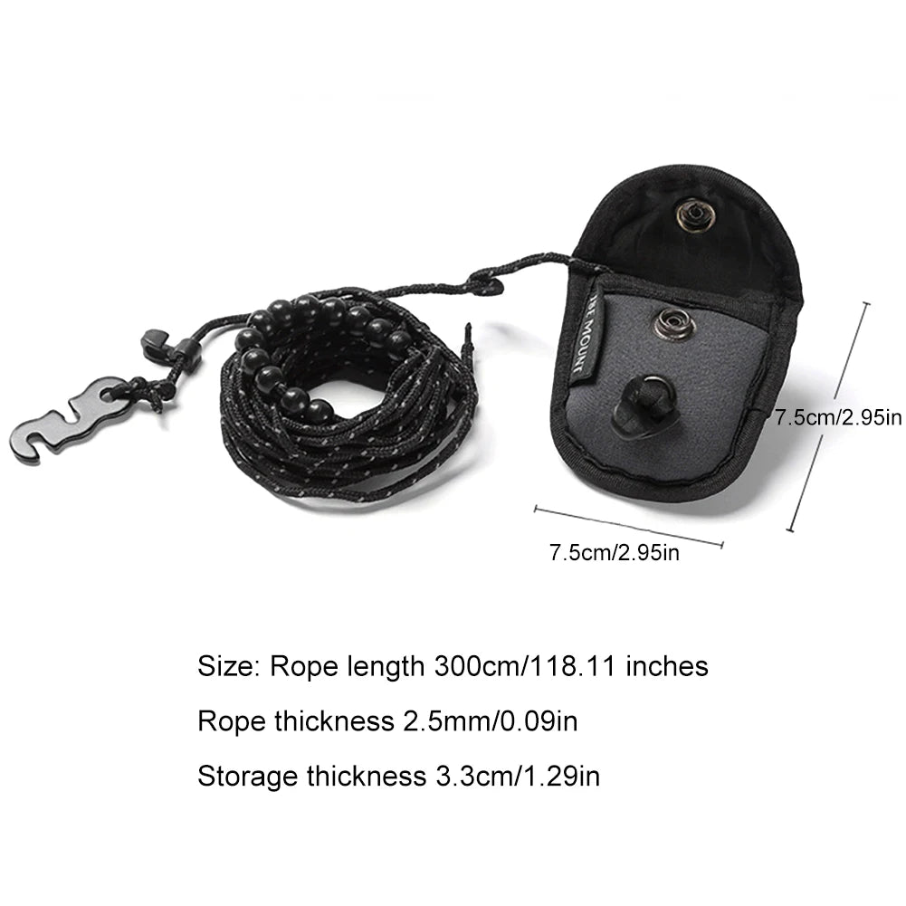 3 M Camping Stretch Clothesline Adjustable Clothes Line