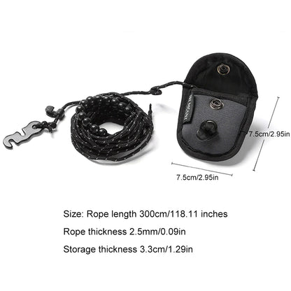 3 M Camping Stretch Clothesline Adjustable Clothes Line