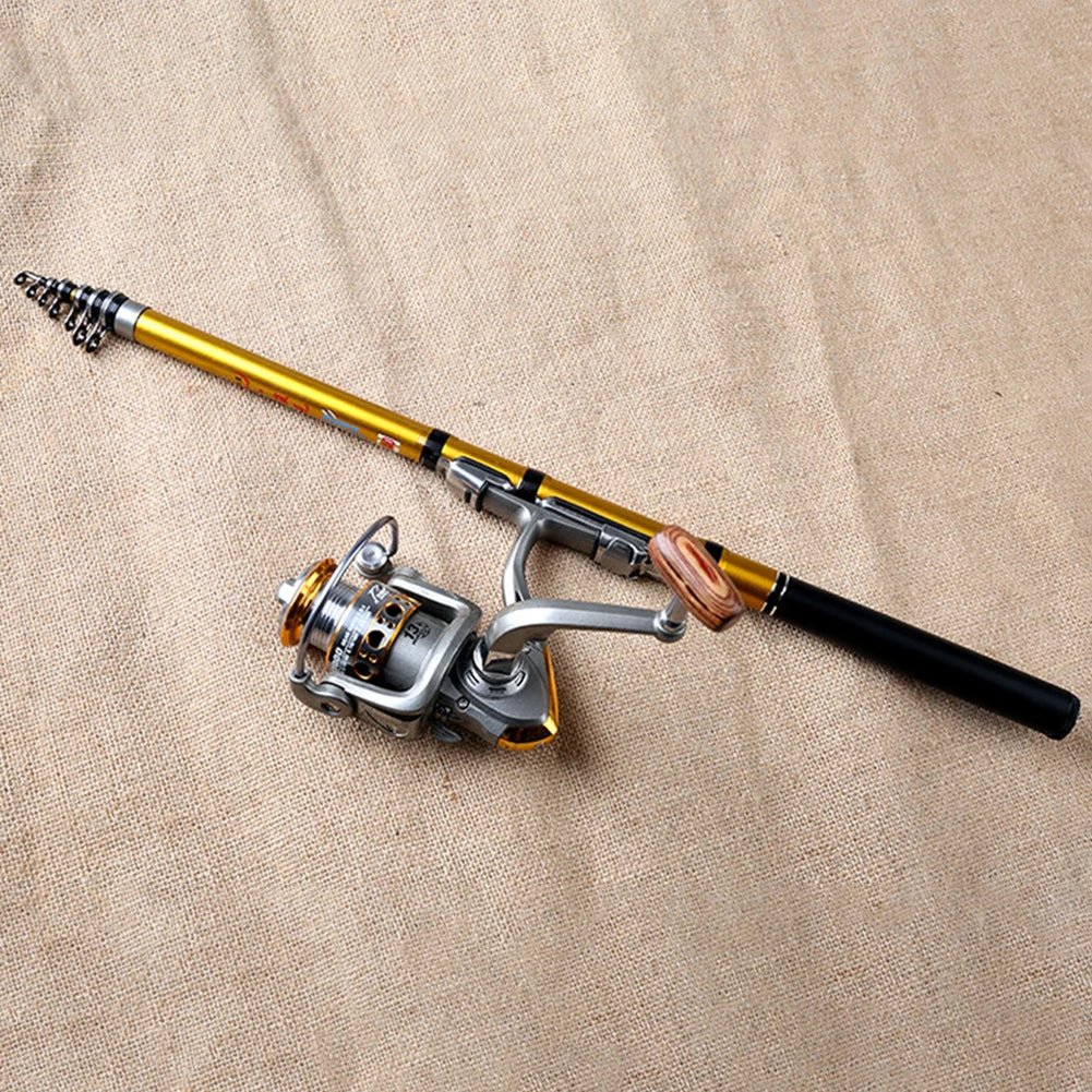 Carbon Telescopic Fishing Rod 1.5m 1.8m 2.1m