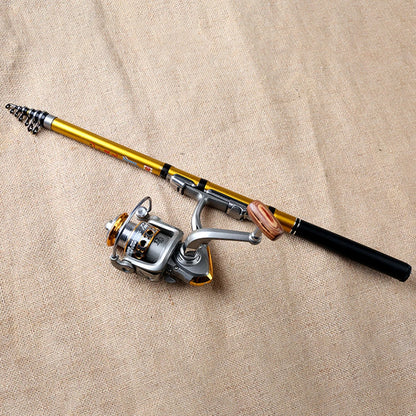 Carbon Telescopic Fishing Rod 1.5m 1.8m 2.1m
