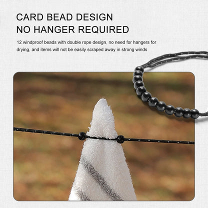 3 M Camping Stretch Clothesline Adjustable Clothes Line