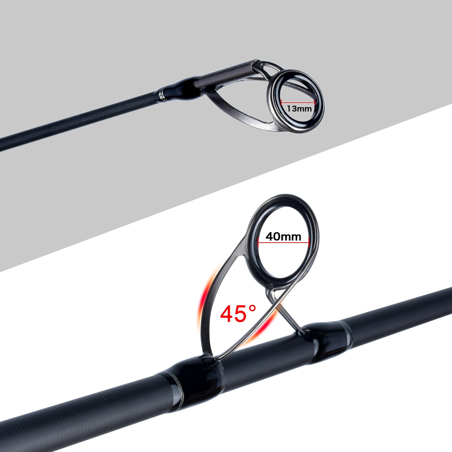 Fishing Rod 4.5/4.2/3.9/3.6/3.0m T800 Carbon 3.5lbs Throwing 40-200g Travel Surfcasting Spinning Hard Pole