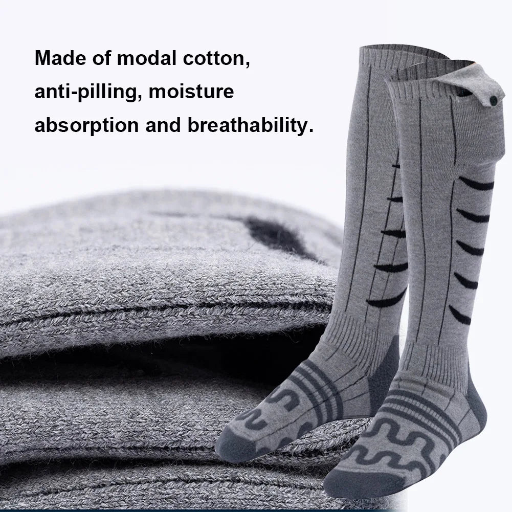 Electric Thermal Fast Heating Warm Winter Socks Washable